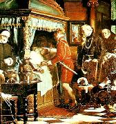 Carl Heinrich Bloch den sjuttonarige christian tar emot nycklarna till riksregalievalvet av den doende niels kaas oil painting artist